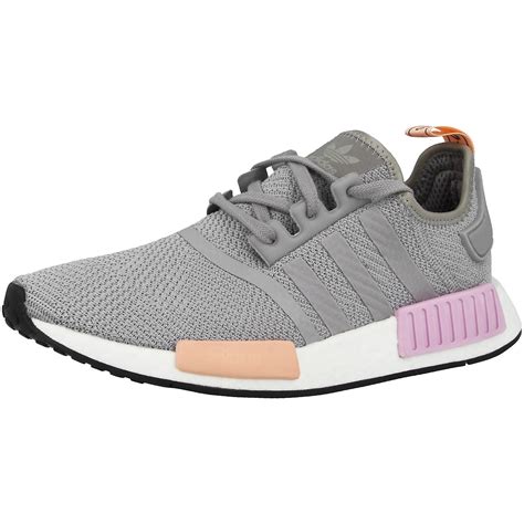 adidas nmd r1 trail w schuhe grau rot weiß